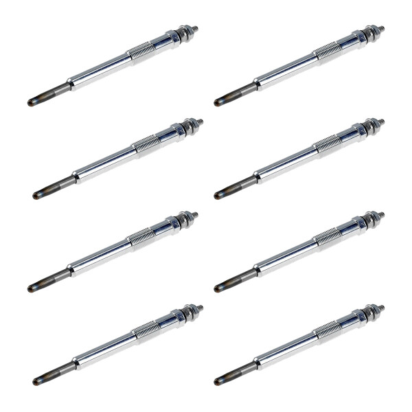 8 Glow Plugs Metal Glow Plugs 11 V NGK D-Power suitable for e.g. FIAT SCUDO