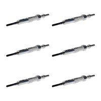 6 Glow Plugs Metal Glow Plugs 4.4 V NGK D-Power for e.g....