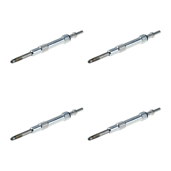 4 Glühkerzen Metall-Glühkerze 11 V NGK D-Power für u.a. FIAT BRAVO