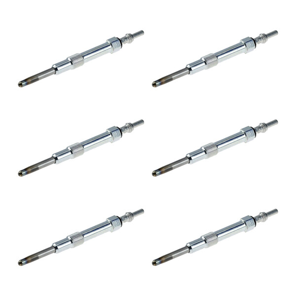 6 Glühkerzen Metall-Glühkerze 11 V NGK D-Power für u.a. FIAT BRAVO