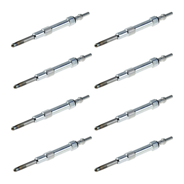 8 Glow Plugs Metal Glow Plugs 11 V NGK D-Power suitable for e.g. FIAT BRAVO