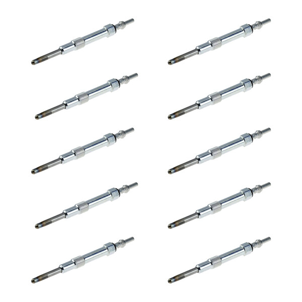 10 Glühkerzen Metall-Glühkerze 11 V NGK D-Power für u.a. FIAT BRAVO