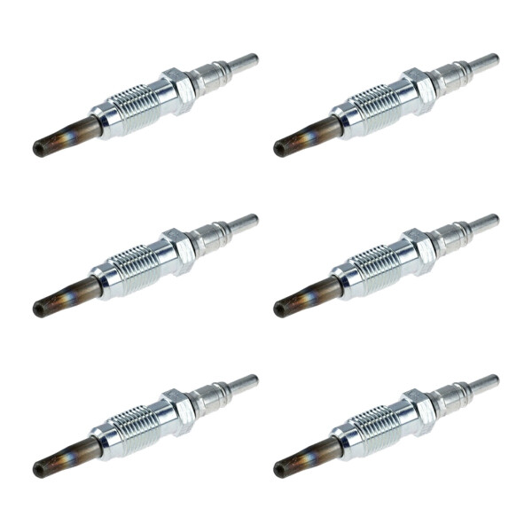 6 Glühkerzen Metall-Glühkerze 11 V NGK D-Power für u.a. FIAT DOBLO