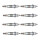 8 Glow Plugs Metal Glow Plugs 10 V NGK D-Power for e.g. FORD ESCORT