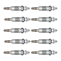 10 Glow Plugs Metal Glow Plugs 10 V NGK D-Power for e.g....