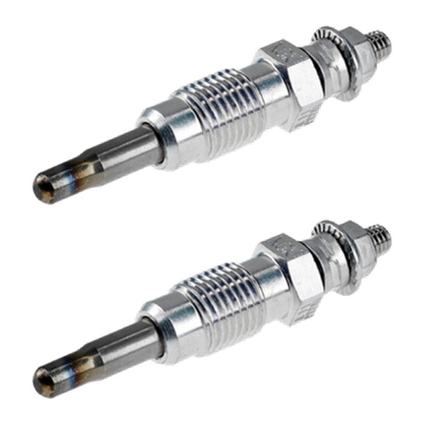 2 Glow Plugs Metal Glow Plugs 11 V NGK D-Power for e.g. RENAULT MEGANE