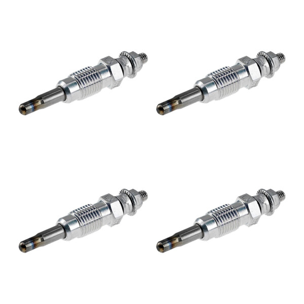 4 Glow Plugs Metal Glow Plugs 11 V NGK D-Power for e.g. RENAULT MEGANE