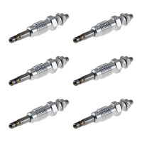 6 Glow Plugs Metal Glow Plugs 11 V NGK D-Power for e.g....