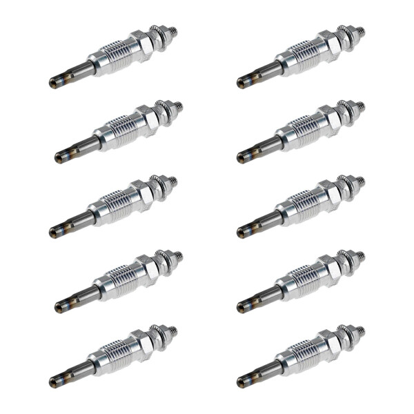 10 Glow Plugs Metal Glow Plugs 11 V NGK D-Power for e.g. RENAULT MEGANE