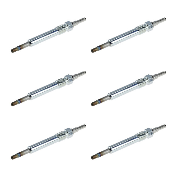 6 Glow Plugs Metal Glow Plugs 11.5 V NGK D-Power for MERCEDES-BENZ E-CLASS