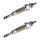 2 Glow Plugs Metal Glow Plugs 11.5 V NGK D-Power for MERCEDES-BENZ SPRINTER