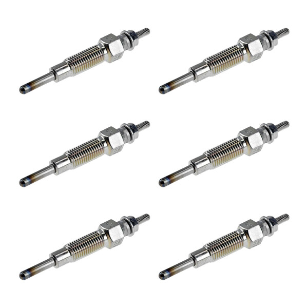 6 Glow Plugs Metal Glow Plugs 11.5 V NGK D-Power for MERCEDES-BENZ SPRINTER