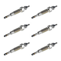 6 Glow Plugs Metal Glow Plugs 11.5 V NGK D-Power for...