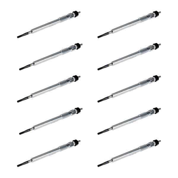 10 Glühkerzen Metall-Glühkerze 5 V NGK IAM-Expertise für u.a. HYUNDAI SANTA