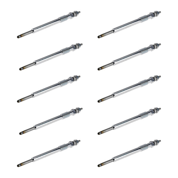 10 Glühkerzen Metall-Glühkerze 11 V NGK IAM-Expertise für u.a. ISUZU D-MAX