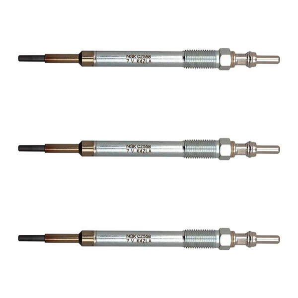3 Glow Plugs Ceramic Glow Plugs 7 V NGK suitable for FIAT TIPO and others