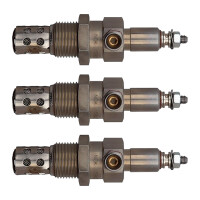 3 Glow Plugs Flame Glow Plugs 19 V NGK aftermarket...