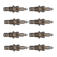 8 Glow Plugs Flame Glow Plugs 19 V NGK aftermarket...