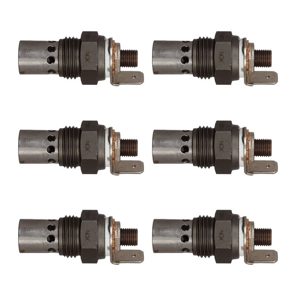 6 Glow Plugs Flame Glow Plugs 18 V NGK IAM expertise for PERKINS and others