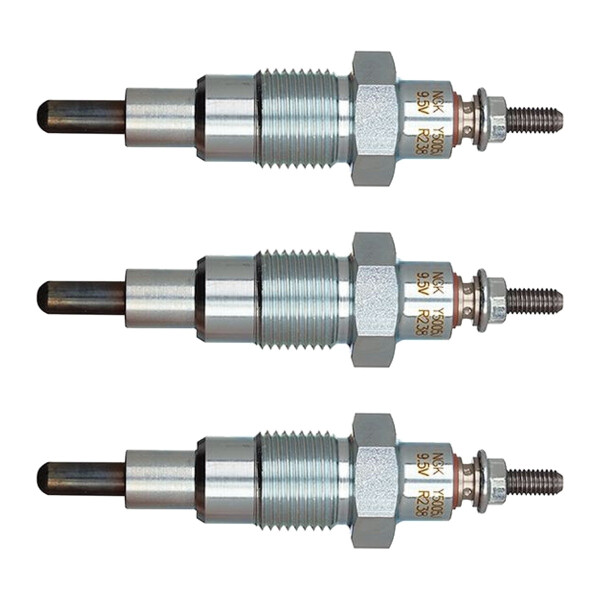 3 Glow Plugs Flame Glow Plugs 9.5 V NGK aftermarket expertise for MERCEDES-BENZ