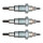 3 Glow Plugs Flame Glow Plugs 9.5 V NGK aftermarket expertise for MERCEDES-BENZ