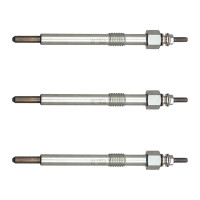 3 Glow Plugs Flame Glow Plugs 11 V NGK Aftermarket...