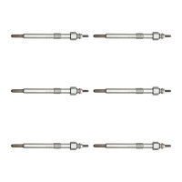 6 Glühkerzen Flammglühkerze 11 V NGK...