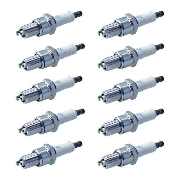 10 Zündkerzen fester SAE-Anschluss NGK IAM-Expertise für MITSUBISHI LANCER