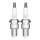 2 Spark Plugs fixed SAE connection NGK IAM expertise for various vehicles