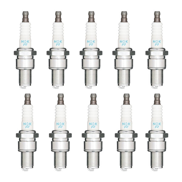 10 Spark Plugs fixed SAE connection NGK IAM expertise for various vehicles