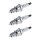 3 Spark Plugs fixed SAE connection NGK IAM expertise for e.g. TOYOTA HIACE