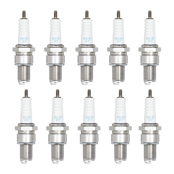 10 Spark Plugs with flat seal seat NGK IAM expertise for SUZUKI and others