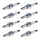8 Spark Plugs fixed SAE connection NGK for MASERATI QUATTROPORTE and others