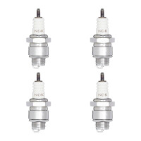 4 Zündkerzen mit Flachdichtsitz NGK Quick...