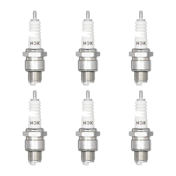 6 Spark Plugs with flat seal seat NGK Quick for YAMAHA and others