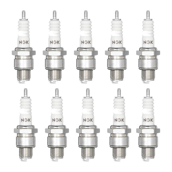 10 Spark Plugs with flat seal seat NGK Quick for YAMAHA and others