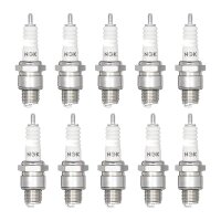 10 Spark Plugs with flat seal seat NGK Quick for YAMAHA...