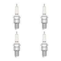 4 Spark Plugs with flat seat NGK Quick IAM-Expertise for...