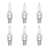 6 Spark Plugs with flat seat NGK Quick IAM-Expertise for...
