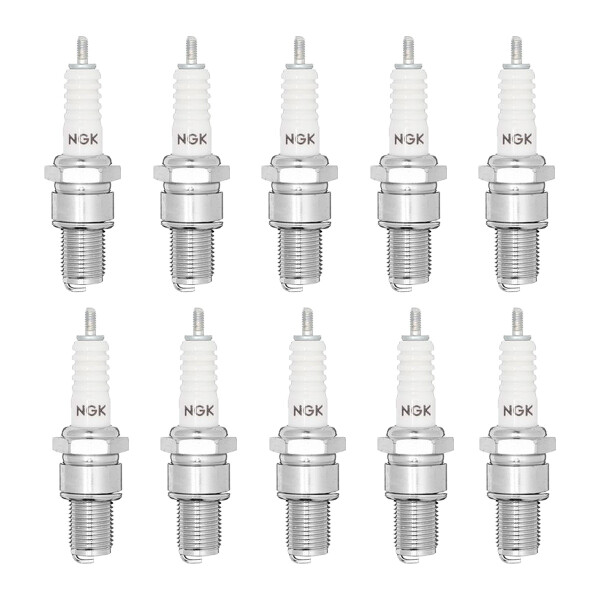 10 Zündkerzen mit Flachdichtsitz NGK Quick IAM-Expertise für u.a. KAWASAKI