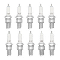 10 Zündkerzen mit Flachdichtsitz NGK Quick...