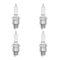 4 Spark Plugs with flat seal seat NGK Quick for SUZUKI...