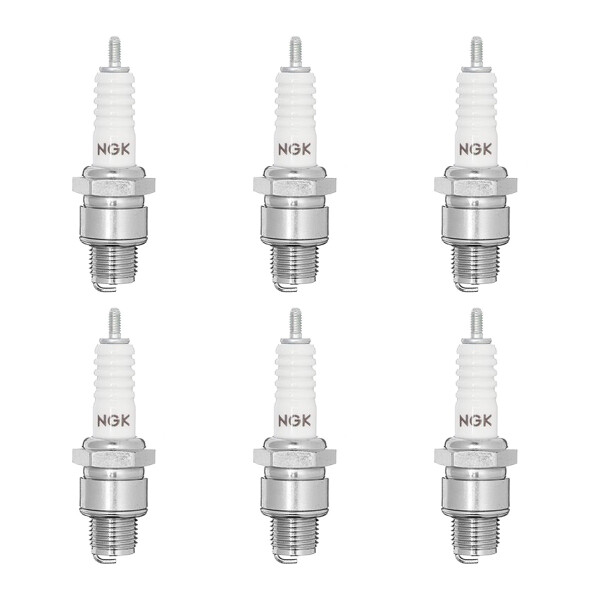 6 Spark Plugs with flat seal seat NGK Quick for MERCURY and others