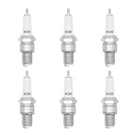 6 Spark Plugs with flat seat NGK Quick IAM-Expertise for...