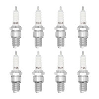 8 Zündkerzen mit Flachdichtsitz NGK Quick...