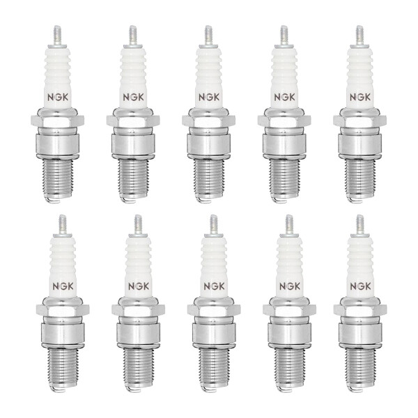 10 Zündkerzen mit Flachdichtsitz NGK Quick IAM-Expertise für u.a. KAWASAKI