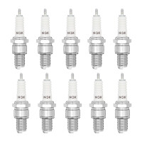 10 Zündkerzen mit Flachdichtsitz NGK Quick...