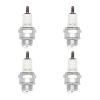 4 Zündkerzen mit Flachdichtsitz NGK Quick...