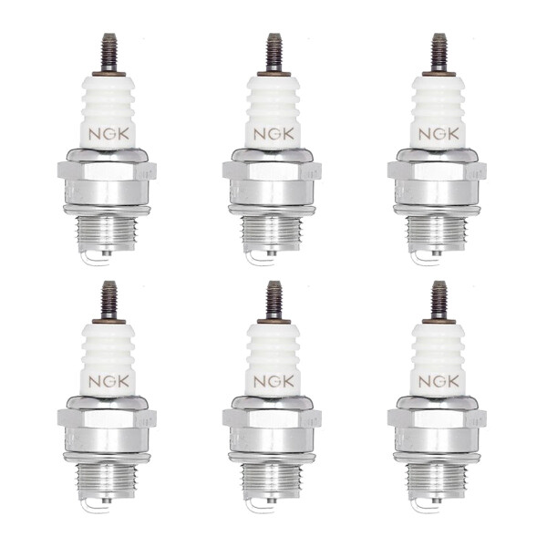 6 Spark Plugs with flat seal seat NGK Quick for HONDA and others