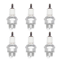 6 Spark Plugs with flat seal seat NGK Quick for HONDA and...